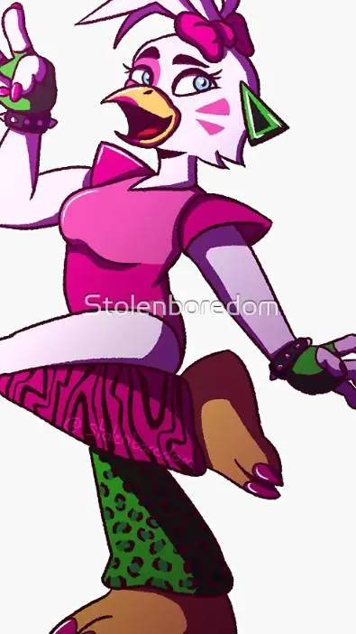 ai character: Glamrock Chica background