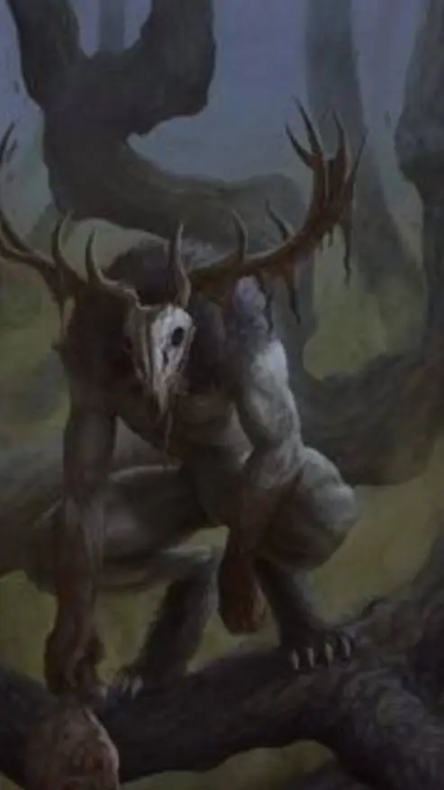ai character: Wendigo background