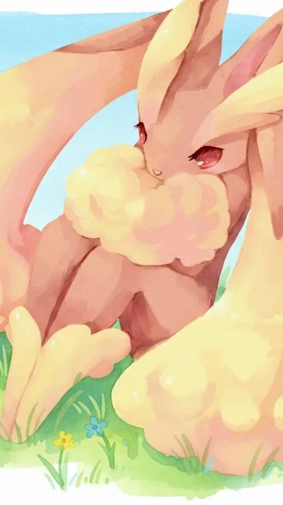 ai character: Lopunny background