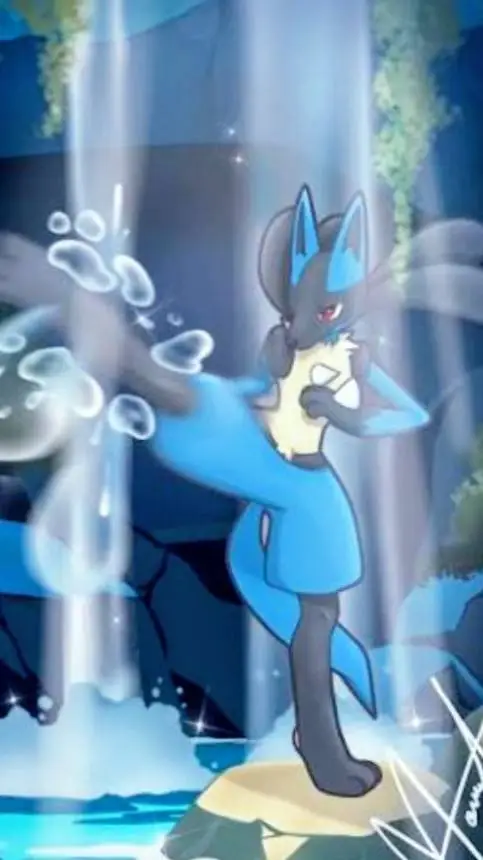 ai character: Lucario background