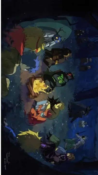 ai character: forsaken camp! background