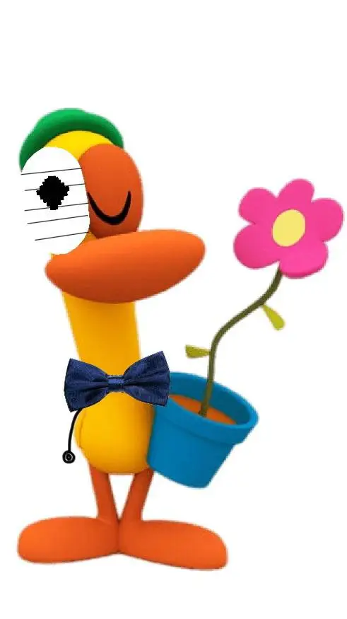 ai character: Pato doll background