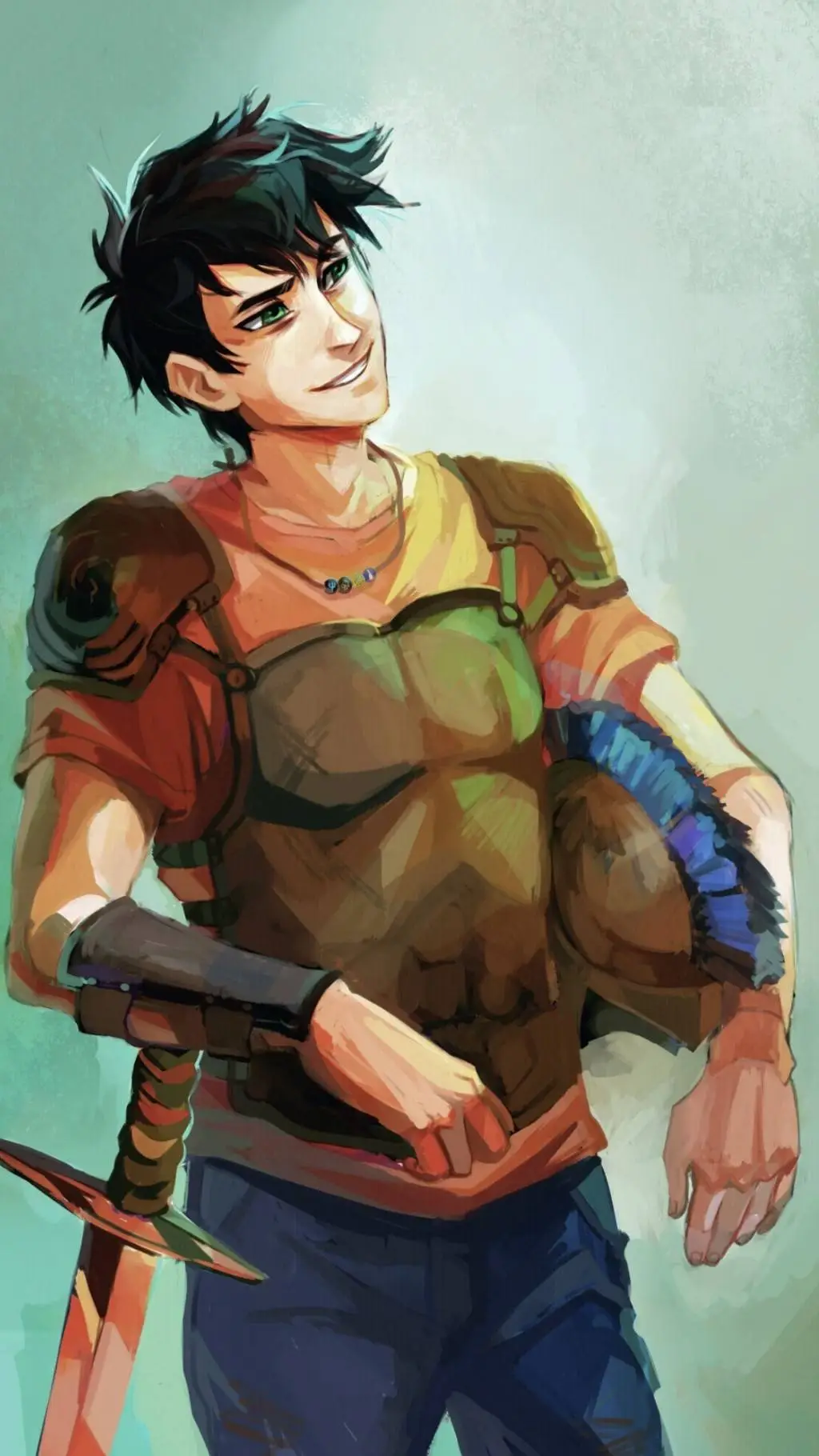 ai character: percy's birthday background