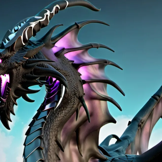chat with ai character: Dragon-BlackPurple