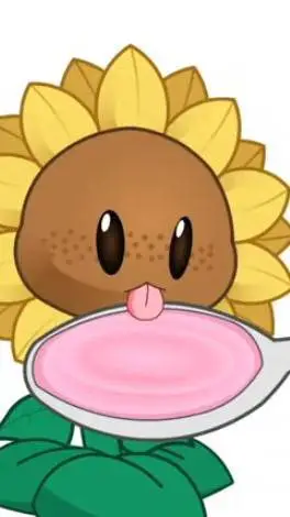 ai character: sunflower background