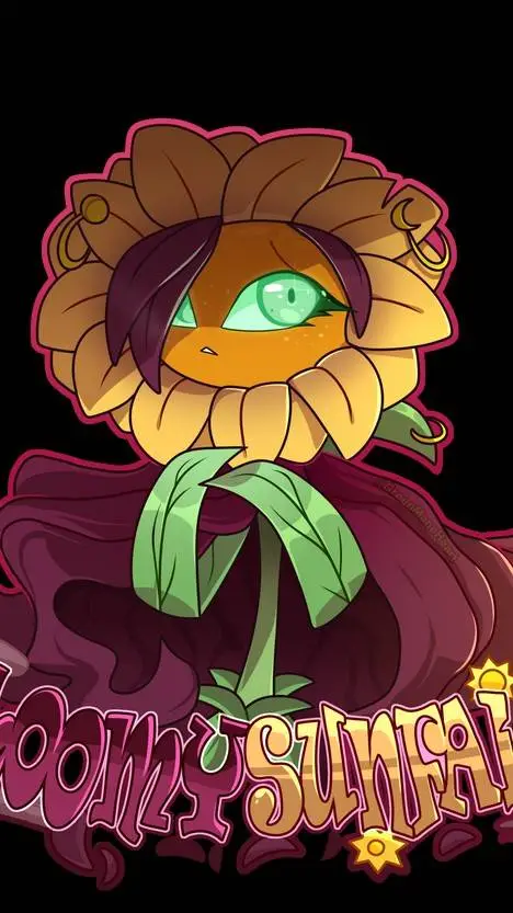 ai character: gloomy sunfall background
