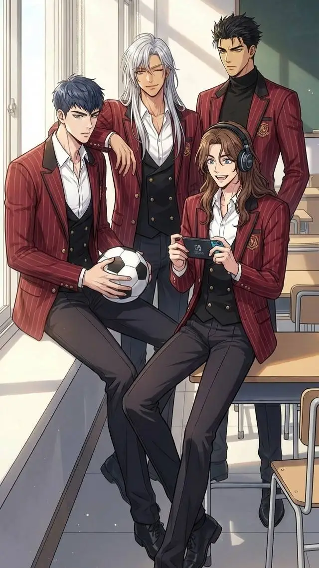 ai character: Campus Crush background