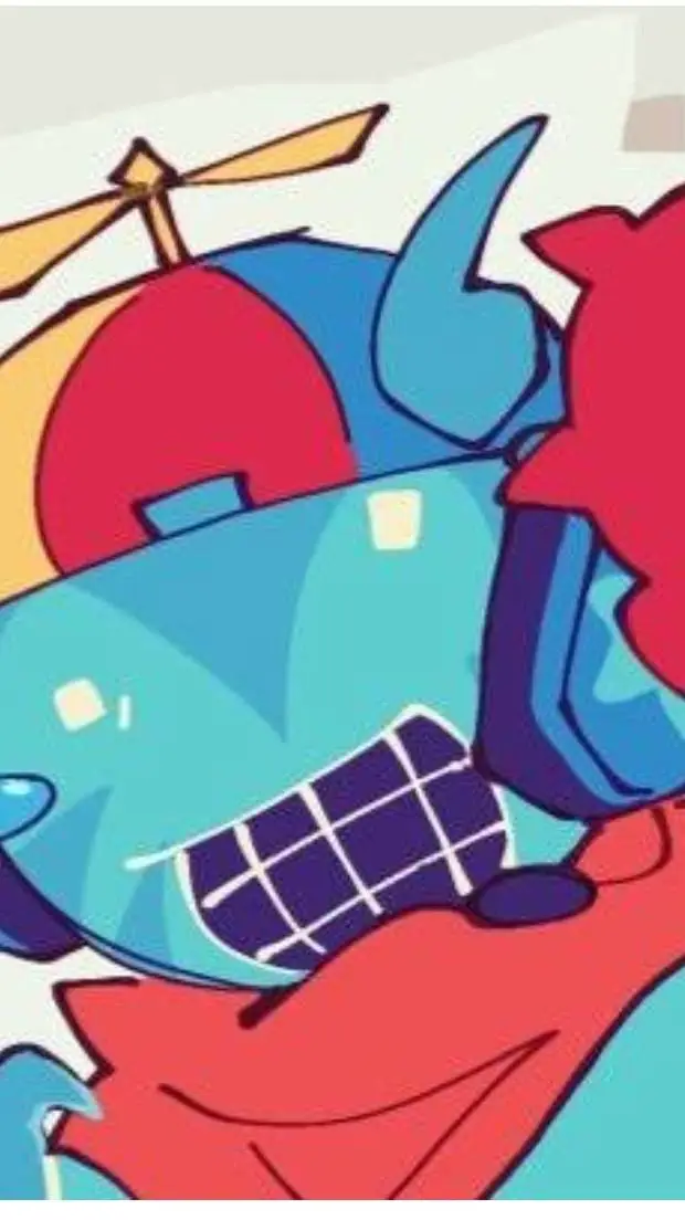 ai character: 💙Bluudude💙 background