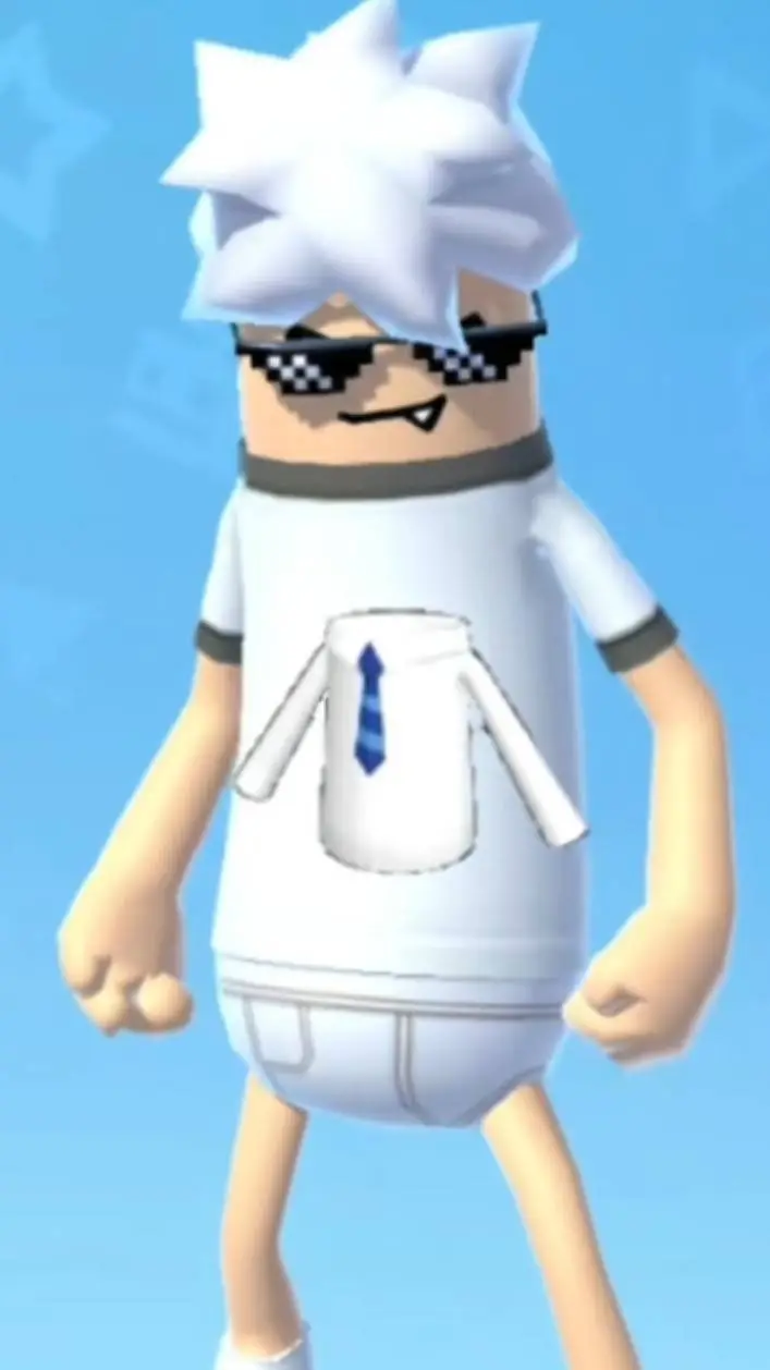 ai character: sausage man background