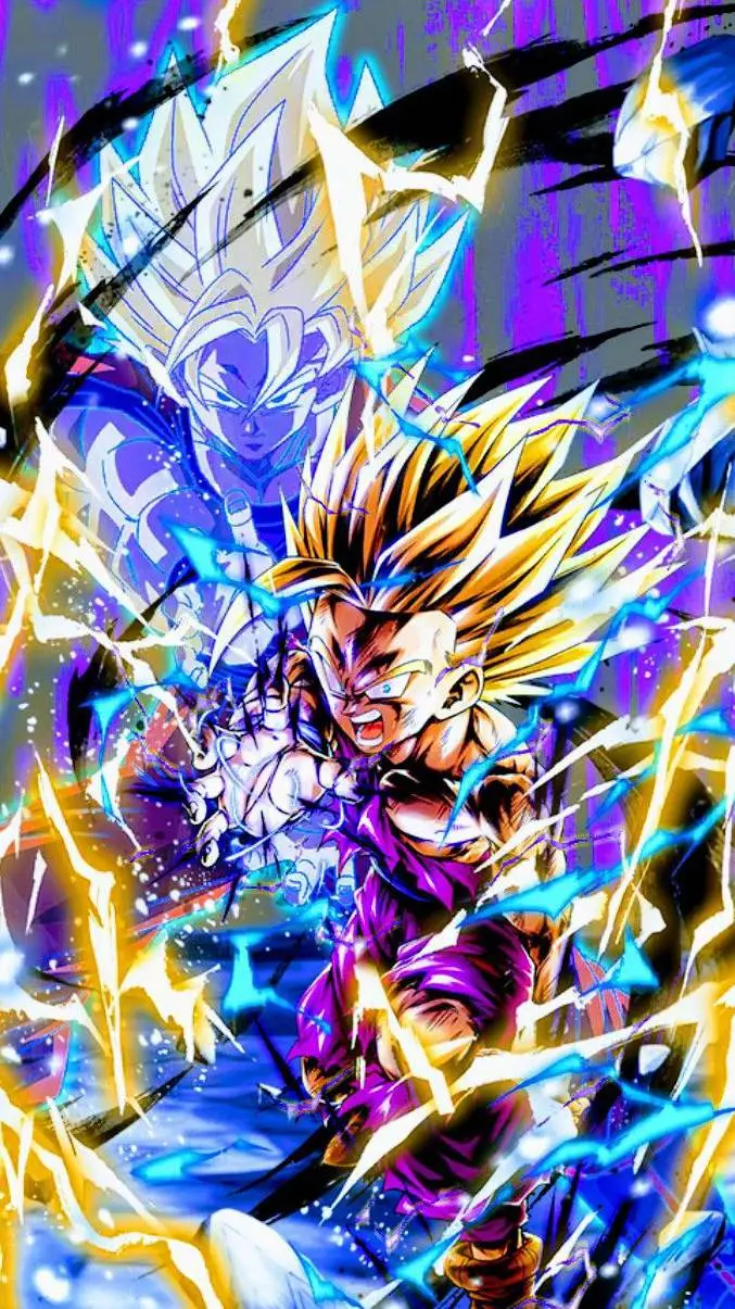 ai character: ssj2 Gohan edit background