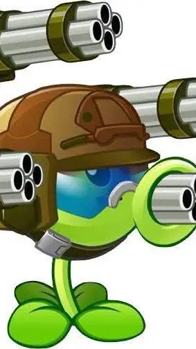 ai character:  Gatling Pea background