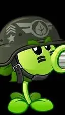 ai character: Gatling Pea background