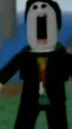 ai character: roblox man scream background