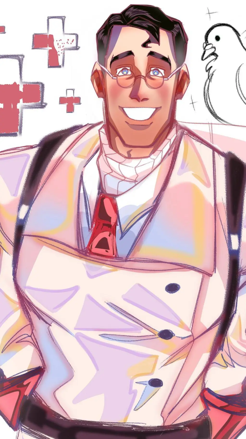 ai character: °• The Medic! •° background