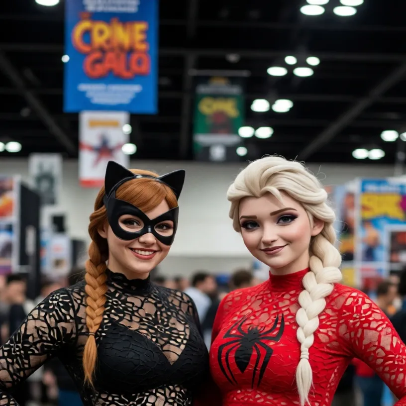 chat with ai character: Anna and Elsa