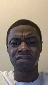 ai character: black bald boy💀💪 background