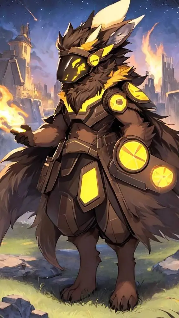 ai character: Rich background