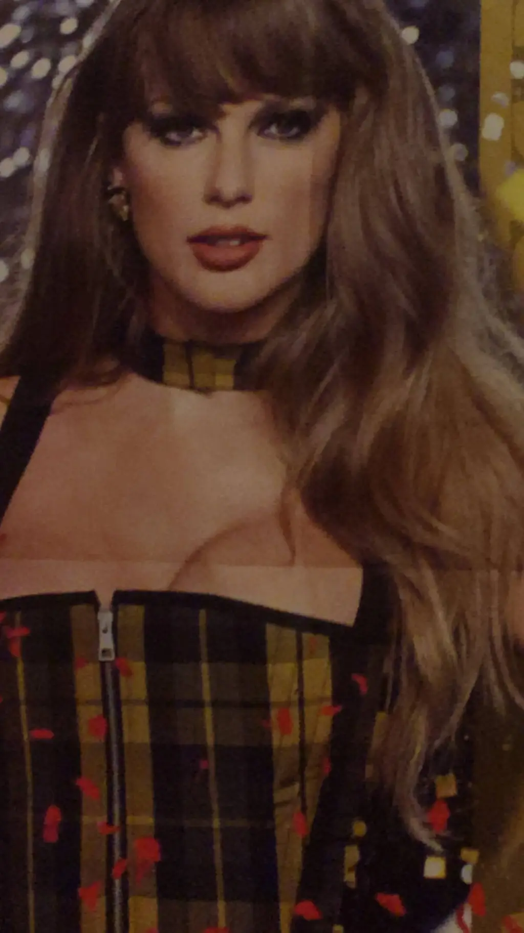 ai character: Taylor Swift  background