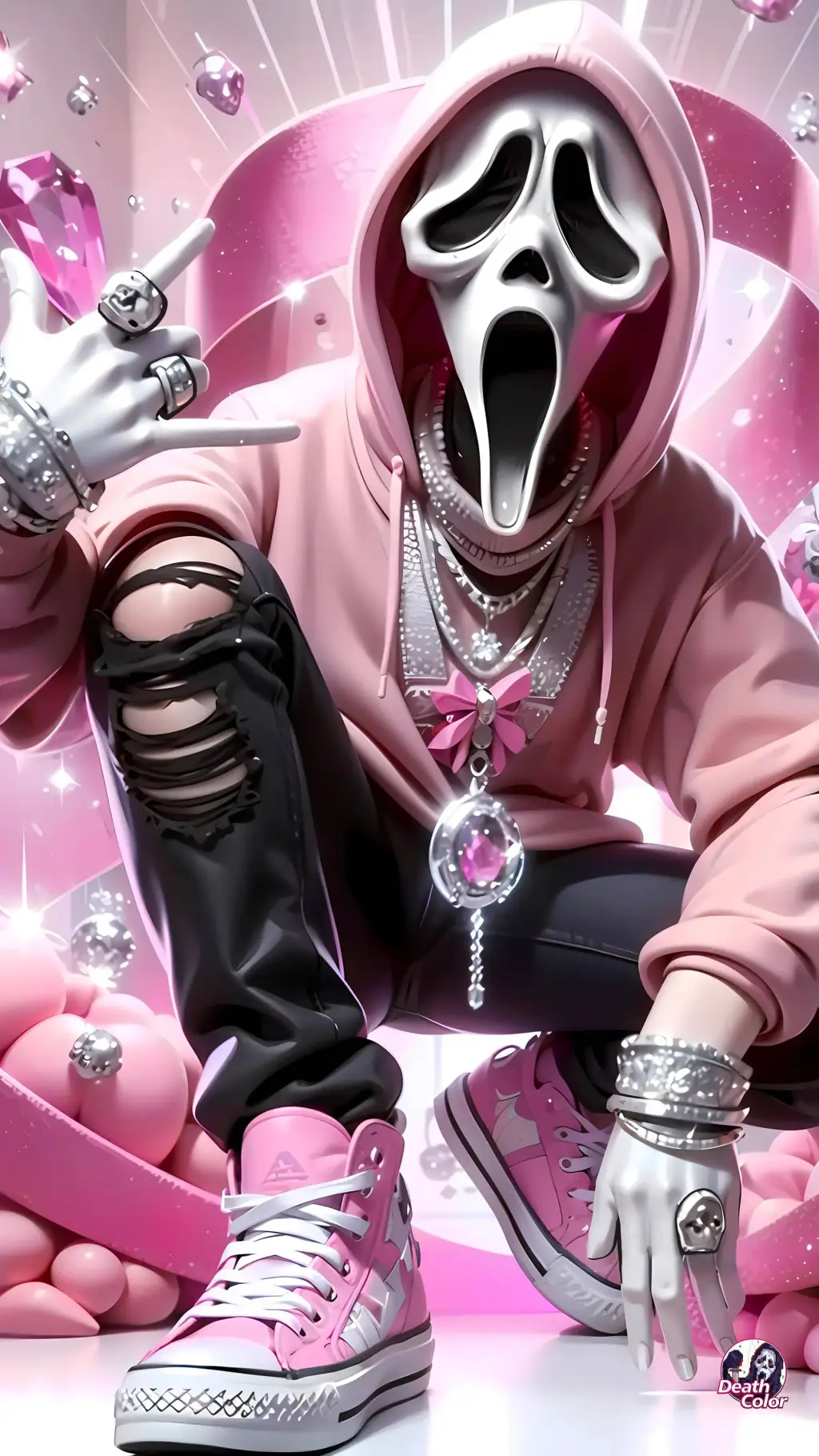 ai character: screem background
