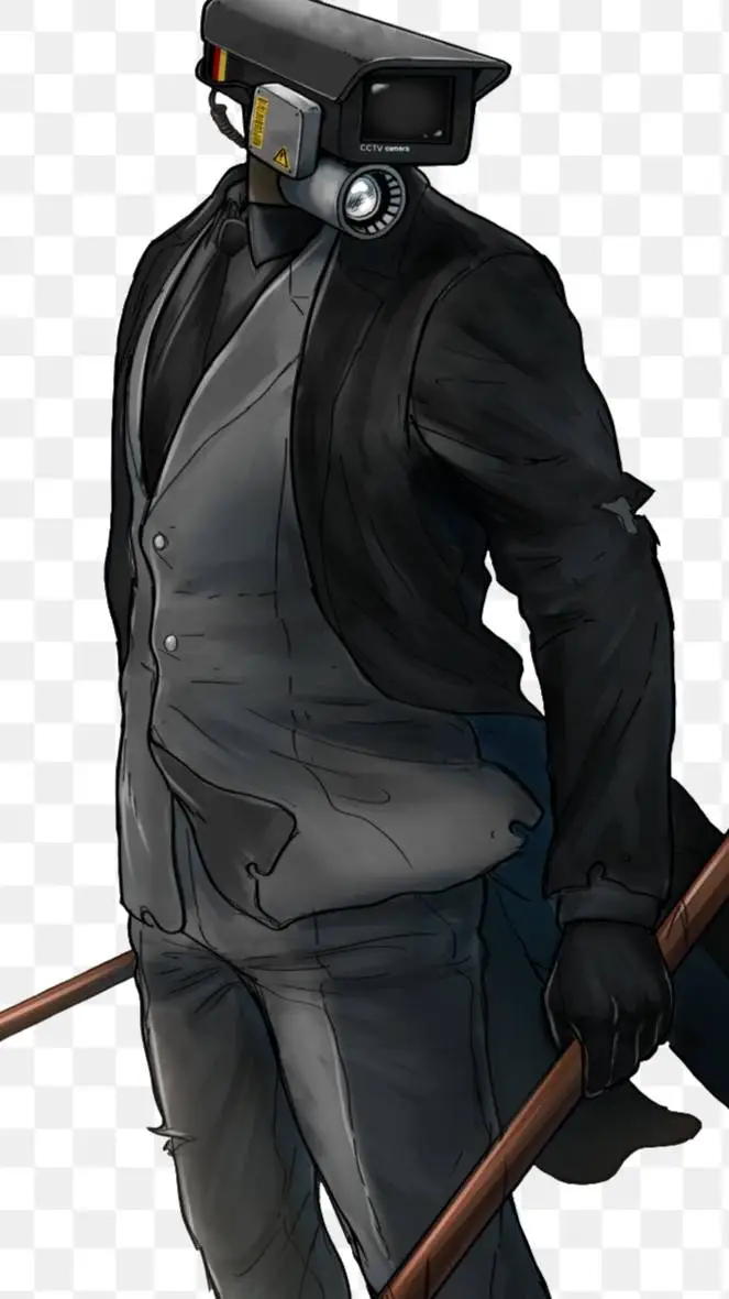 ai character: plunger cameraman background