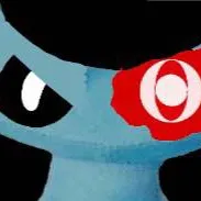 chat with ai character: robot faker cyan