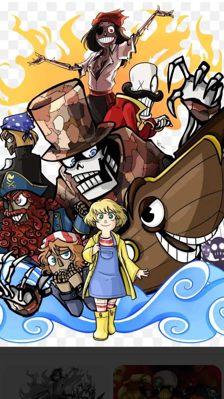 ai character: candle cove background