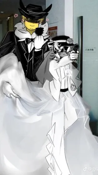 ai character: ♡~doublefedora~♡ background