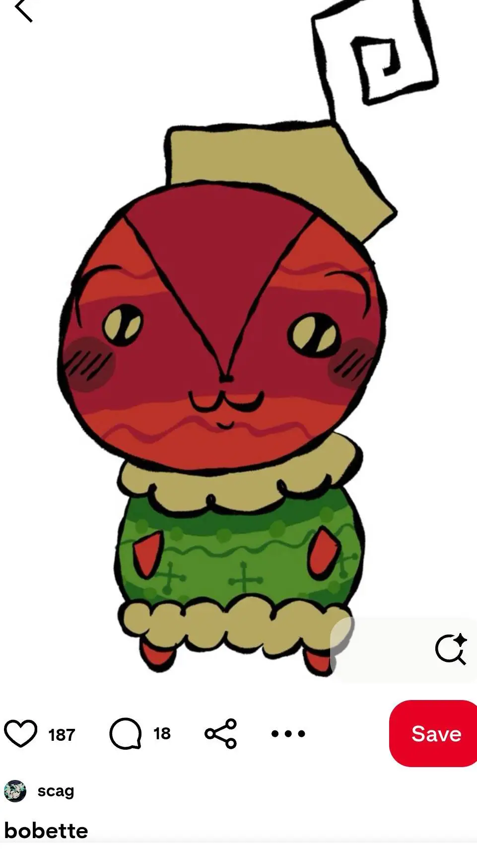 ai character: DOUBLEFEDORA background