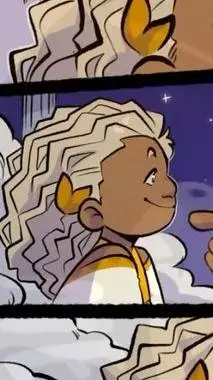 ai character: ZEUS BABY background