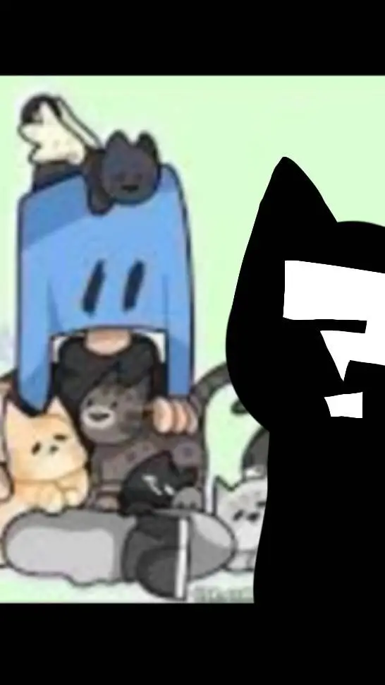 ai character: NUEVO (×3) GATITO background
