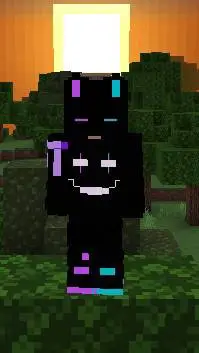 ai character: Player Bunny black background