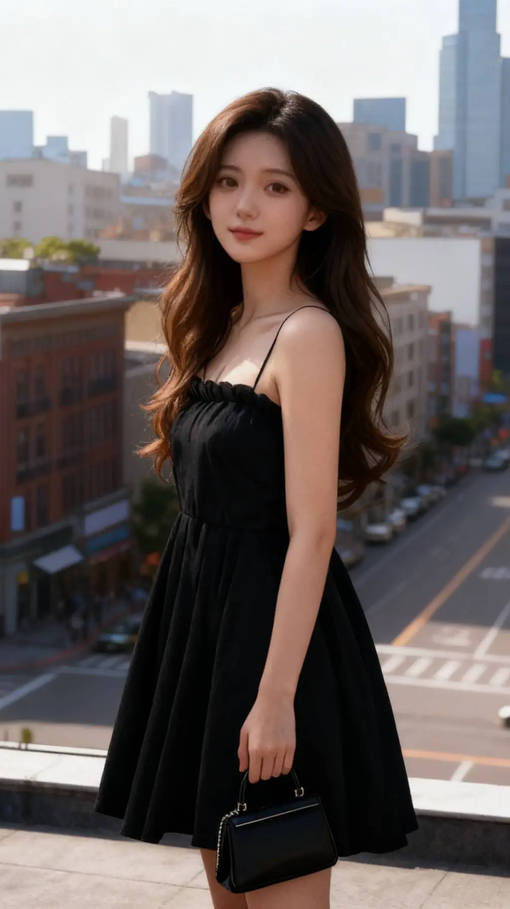 ai character: Eva Angela background