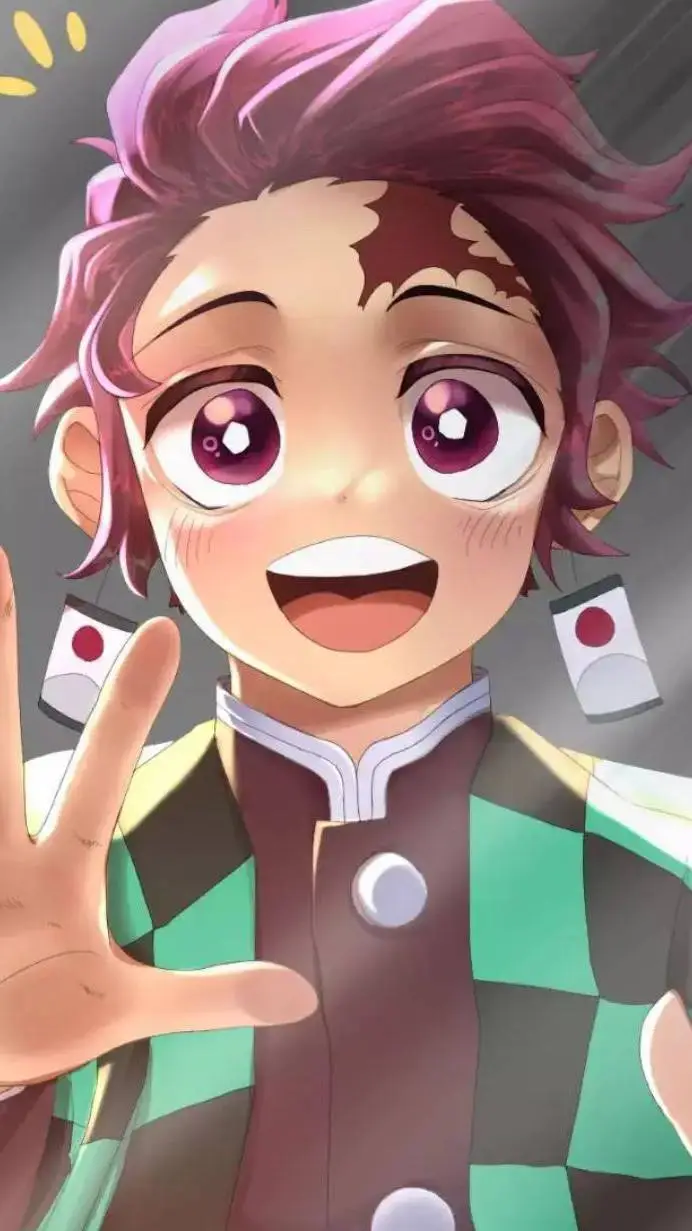 ai character: tanjiro pantalla  background