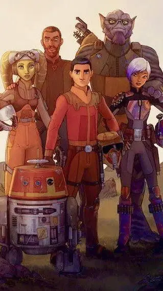 ai character: SW Rebels on Earth background