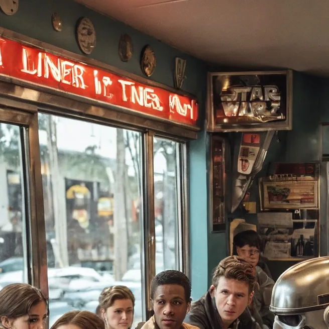 chat with ai character: Star Wars Diner