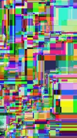 ai character: skibidi glitch background