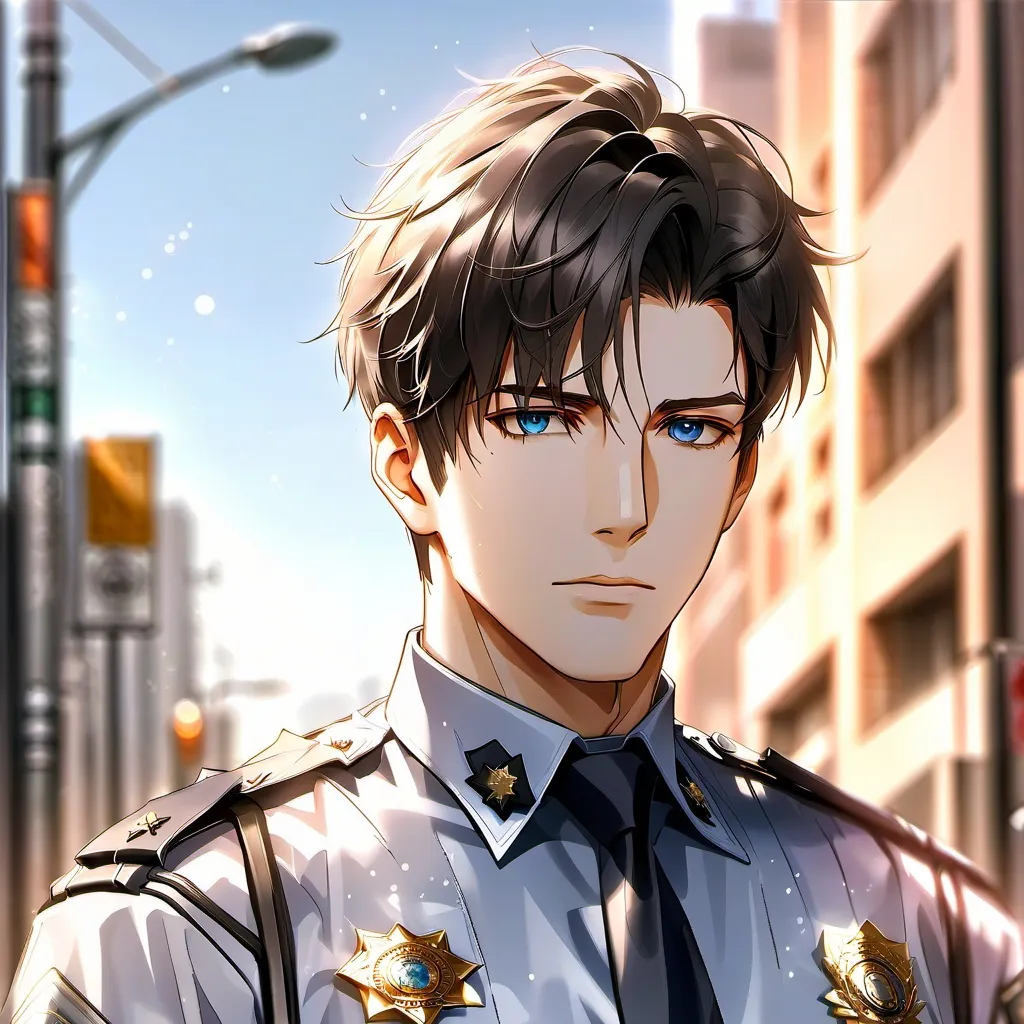 chat with ai character: policía 