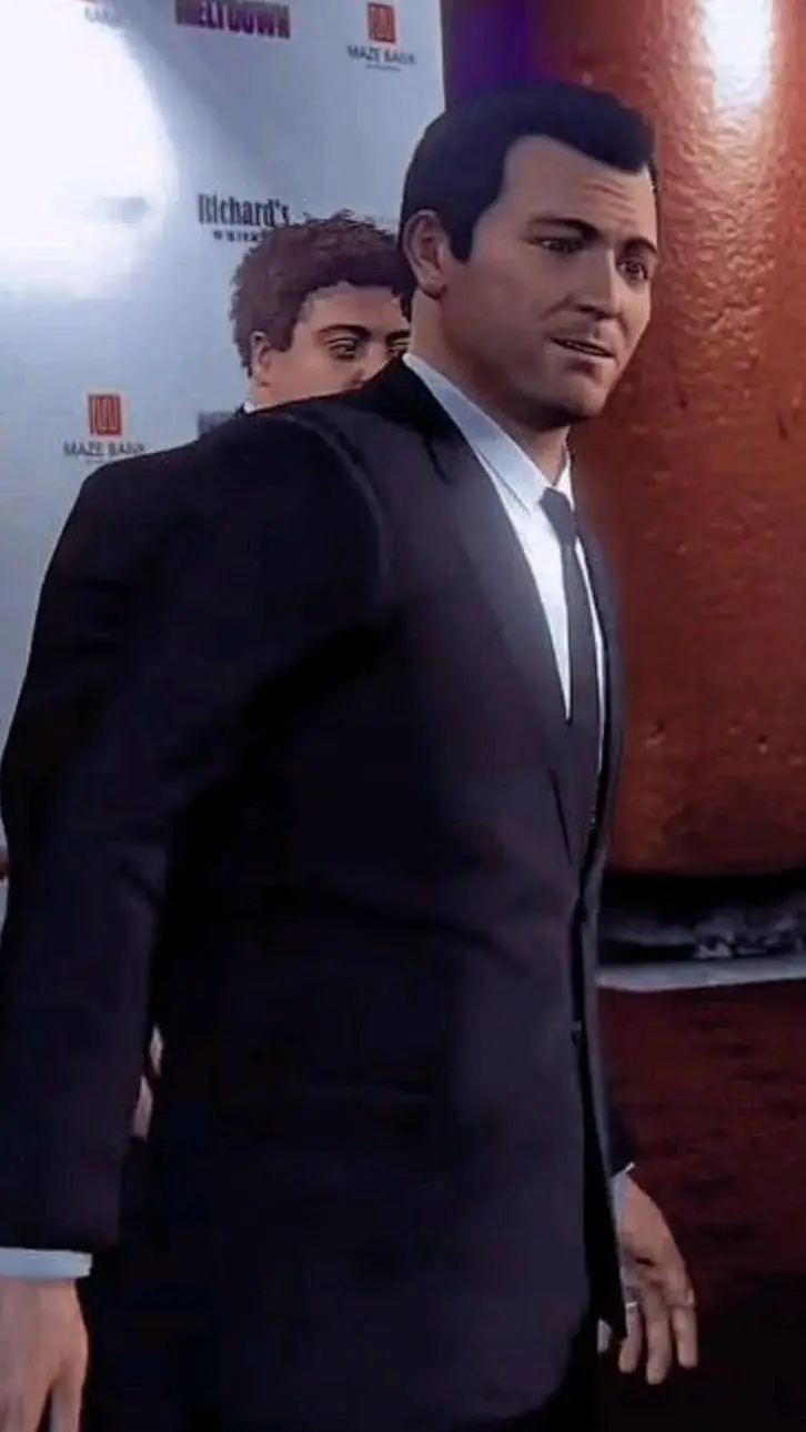 ai character: michael de santa  background