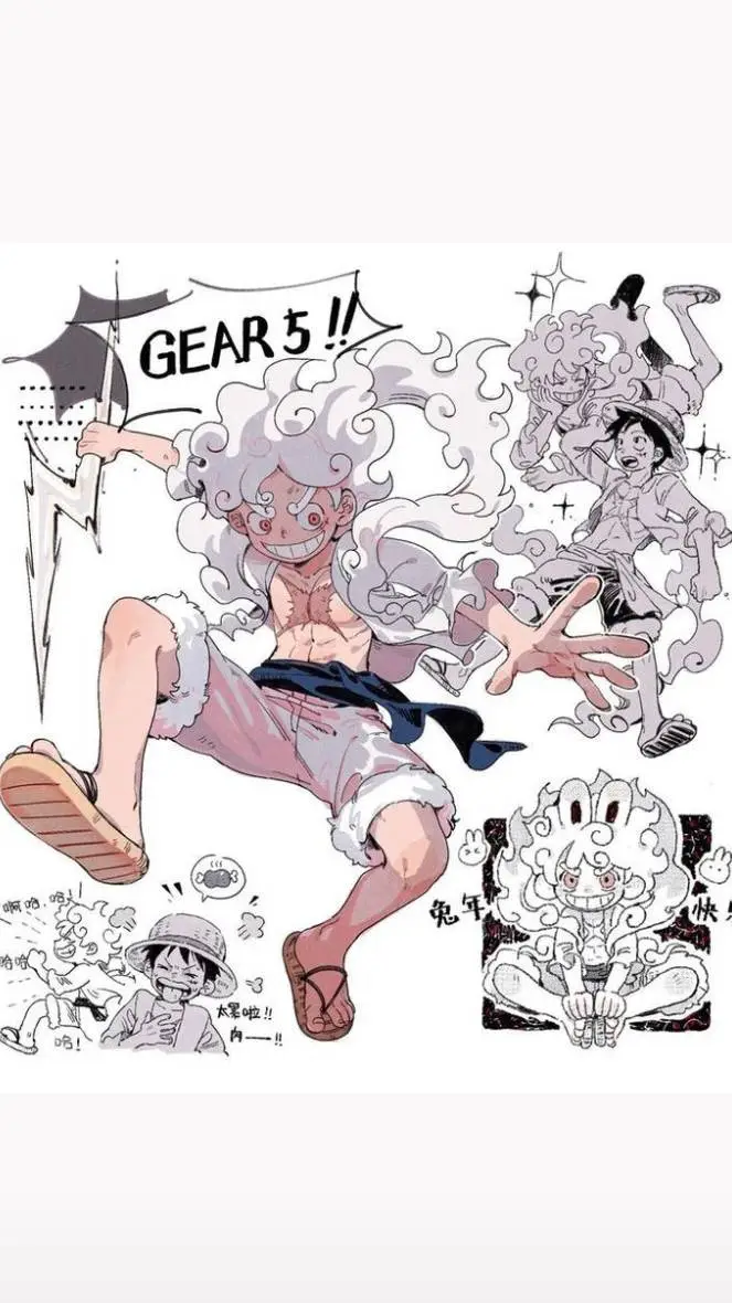 ai character: NiKa/Luffy  background