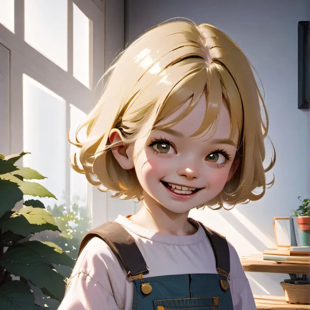 chat with ai character: 5yr lil sis emma
