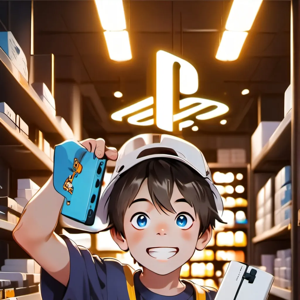 chat with ai character: brat kid in shop