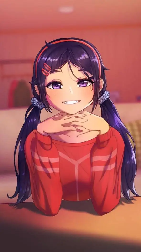 ai character: ❤️Mita💜 background