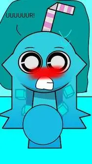 ai character: aqua baby  background