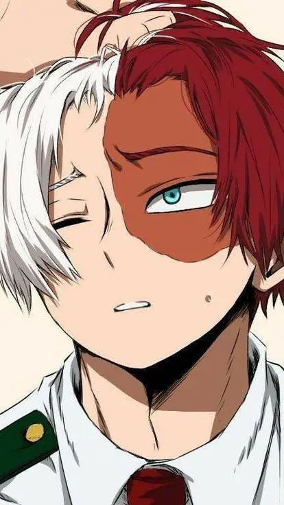 ai character: shoto Todoroki  background
