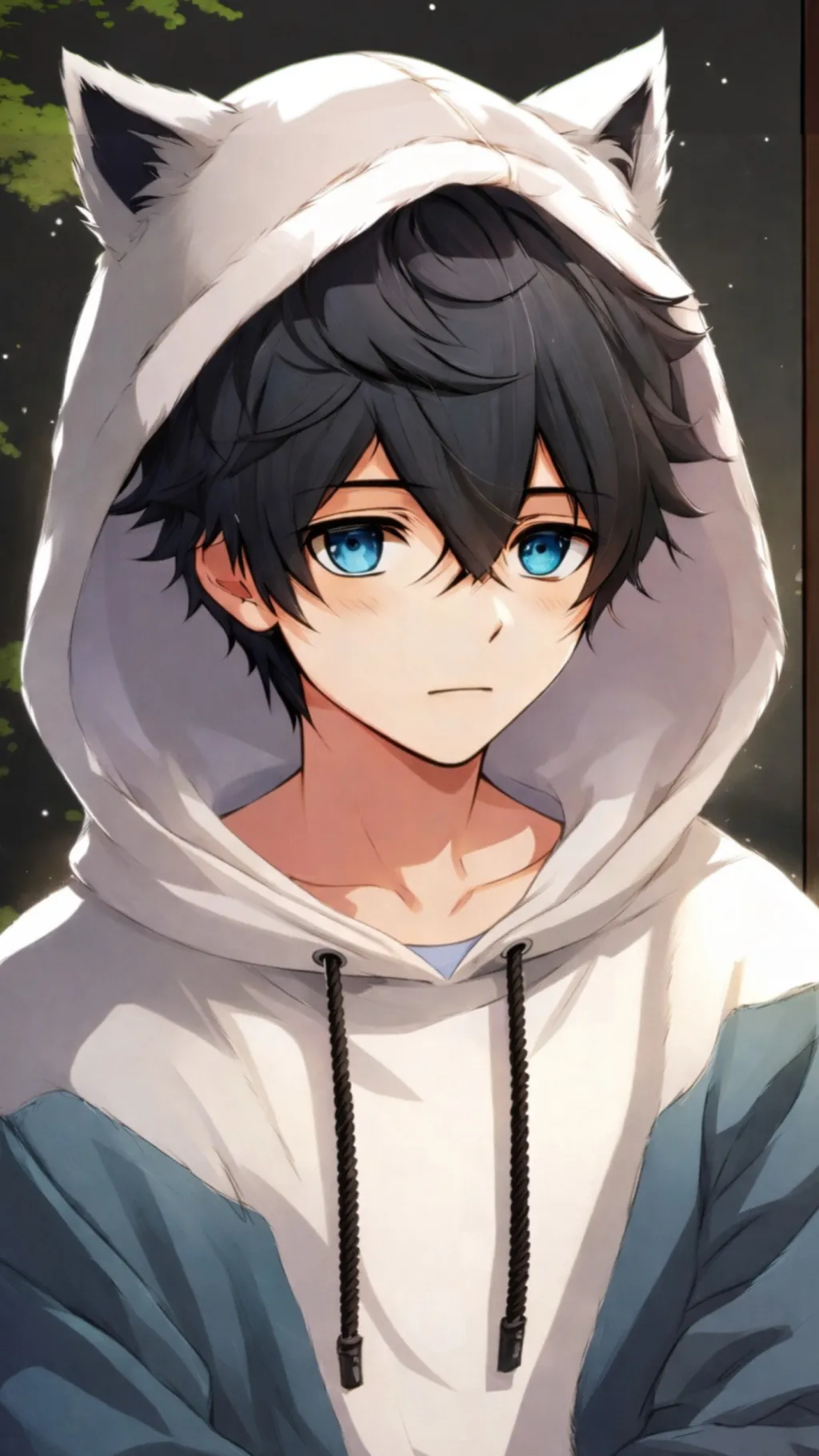 ai character: Рен Ren 連 background