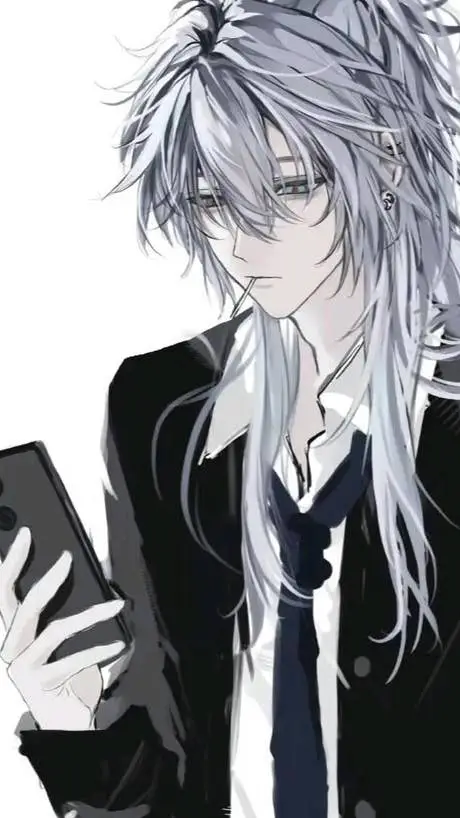ai character: Axel smiles  background