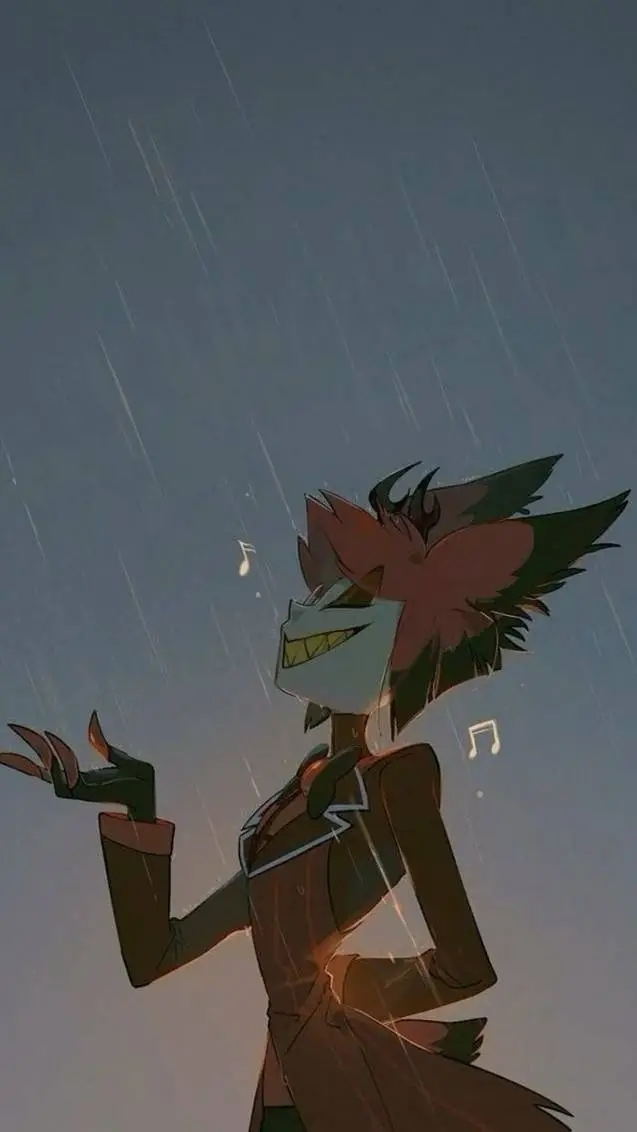 ai character: Al in the rain  background