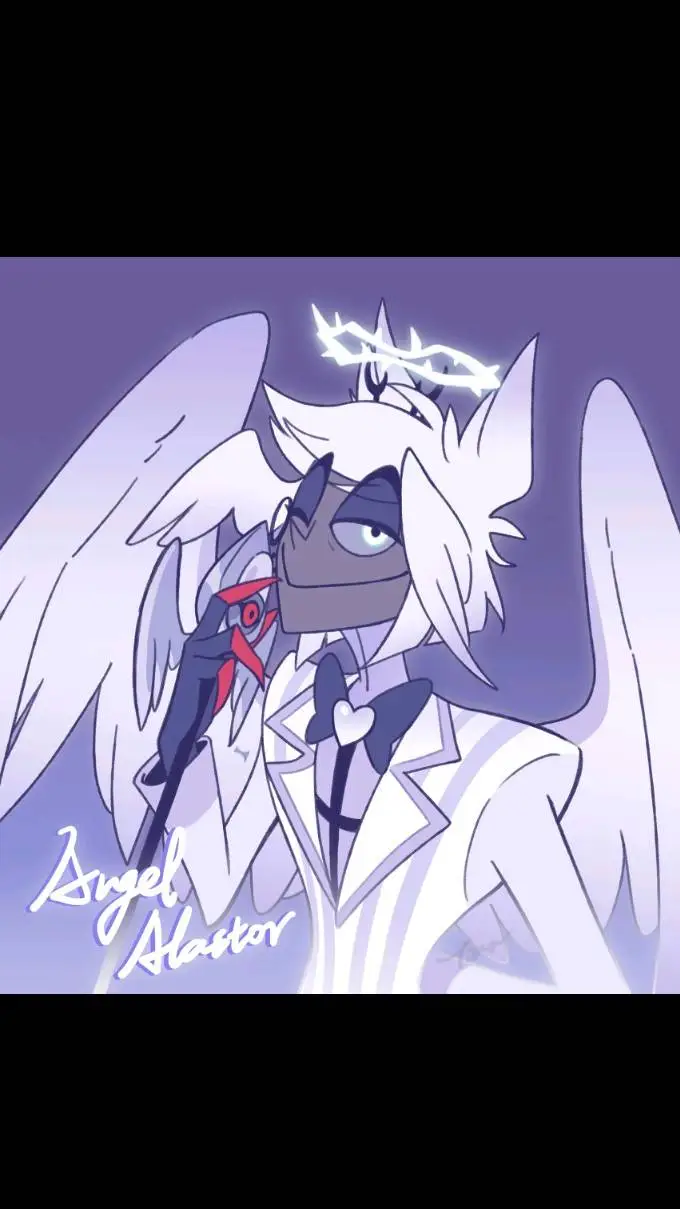 ai character: Angelic Alastor  background