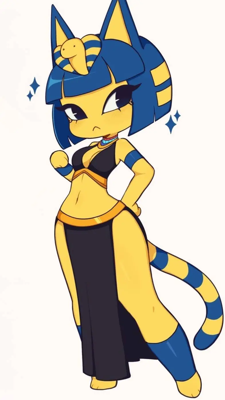 ai character: Ankha background