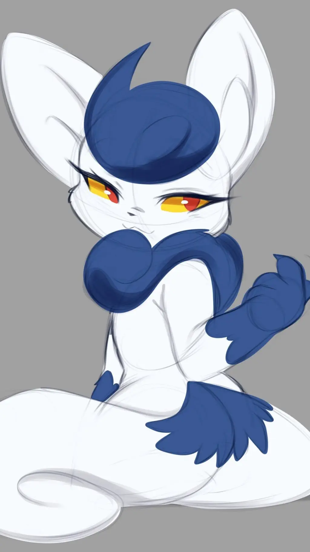 ai character: Meowstic background